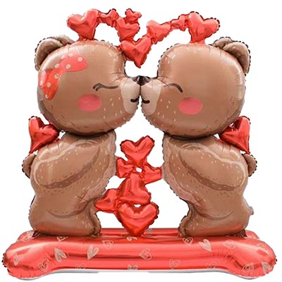 Мишки целующиеся